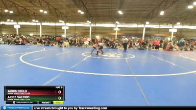 58 lbs Round 3 - Ariez Valerio, Hawk Wrestling Club vs Jaxon Nield, Hawk Wrestling Club