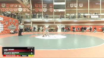 98 lbs Semifinal - Brand`n Edstrom, Madison High School vs Cael Newby, Grace