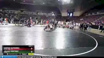 82 lbs Round 2 (4 Team) - Ariana Martinez, Duran vs Justice Guiterrez, CO All Star