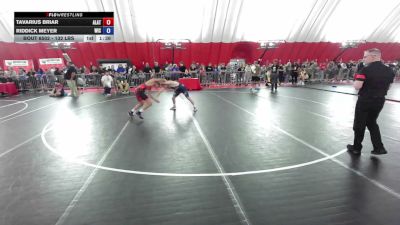 132 lbs Cons. Sub-rd Of 16 - Tavarius Briar, Alber Athletics vs Riddick Meyer, Weigh In Club