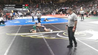 Quarterfinal - Levi Devetter, Omaha Skutt Catholic vs Lane Welchert, Bennington