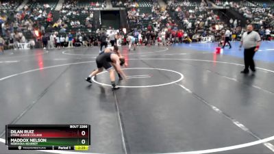 165 lbs Champ. Round 2 - Dilan Ruiz, Otero Junior College vs Maddox Nelson, Nebraska-Kearney