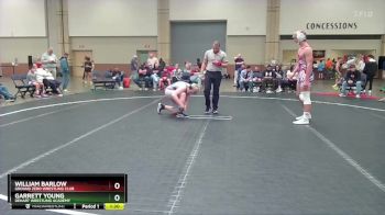 185 lbs Round 2 - Garrett Young, Dehart Wrestling Academy vs William Barlow, Ground Zero Wrestling Club