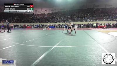 94 lbs Round Of 32 - Mason Pritchett, Tough N Technical Wrestling Club vs Miles Evans, Bristow