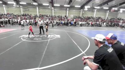 54 lbs Quarterfinal - Jace Brevik, Durango WC vs Isabella Roldan, Other Team