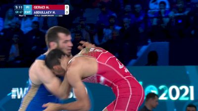 67 kg Final 1-2 - Mohammadreza Geraei, Iran vs Nazir Abdullaev, Russian Wrestling Federation