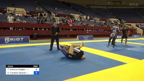 Tatsianna Victoria Ziegler vs Eduarda Franklin Soares 2024 Pan IBJJF Jiu-Jitsu No-Gi Championship