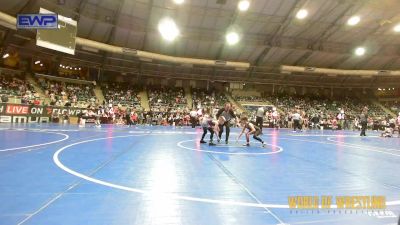 73 lbs Round Of 32 - William Ritter, Coweta Tiger Wrestling vs Logan Dodge, Michigan Premier Wrestling Club