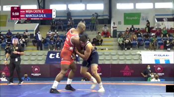 97 kg Semifinal - Kevin MEJIA Castillo, Honduras vs Ricardo Naviel Mancilla Galindo, Mexico