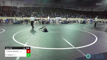 64 lbs Round Of 16 - Tristan Wilson (Monk), Fort Gibson Youth Wrestling vs Easton Pollard, Piedmont