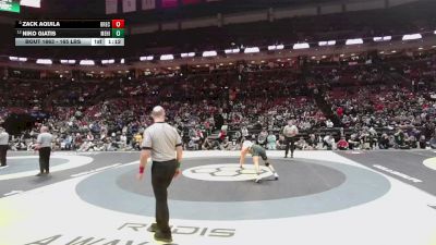 165 lbs 1st Place Match - Niko Giatis, Med. Highland vs Zack Aquila, Brecksville