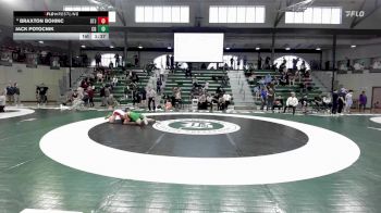 132 lbs Champ. Round 2 - Jack Potocnik, Cardinal Gibbons vs Braxton Bohinc, St. John`s College