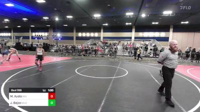 98 lbs Consi Of 8 #1 - Manny Ayala, Red Wave WC vs Joseph Bajza, Bald Eagle