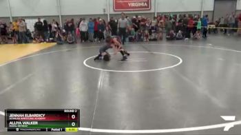 88-93 lbs Round 2 - Jennah ElBardicy, Scanlan Wrestling Academy vs Alliya Walker, Rural Retreat