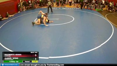 113 lbs Champ. Round 2 - Gabriel Wong, Punahou Boys vs Rigoberto Arana, Eldorado