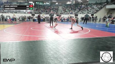 100 lbs Round Of 64 - Azriel Griffeth, Midwest City MS vs Caden Smith, Altus JH