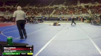 120 lbs Semifinal - Bella Terrian, Campo Verde vs Sophia Gilbert, Canyon Del Oro