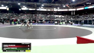 138 lbs Cons. Round 2 - Konnor Fordyce, Kuna vs Owen Pehrson, Riverton