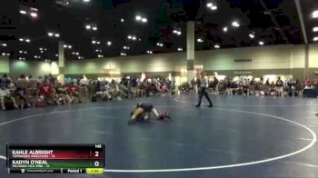 145 lbs Round 4 (6 Team) - Kadyn O`Neal, Michiana Vice-Pink vs Kahle Albright, Tomahawk Wrestling