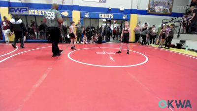 85 lbs Semifinal - Josey Voss, Skiatook Youth Wrestling vs Mac Still, Sperry Wrestling Club