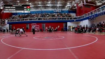 113 lbs Champ. Round 1 - Zavier Acuna, Portage vs Ben Seramur, Valparaiso