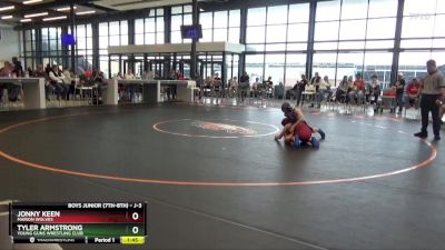 J-3 lbs Quarterfinal - Jonny Keen, Marion Wolves vs Tyler Armstrong, Young Guns Wrestling Club