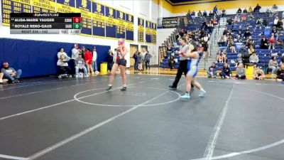 155 lbs Semifinal - Makayla Taylor, Clearfield Area Hs vs Olivia Shultz, Connellsville