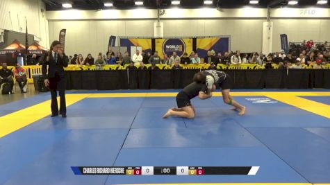 COREY GUITARD vs Charles Richard Hiersche 2024 World IBJJF Jiu-Jitsu No-Gi Championship