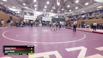 132 lbs Cons. Round 3 - Logan Wells, West Hills vs John Krage, Helix