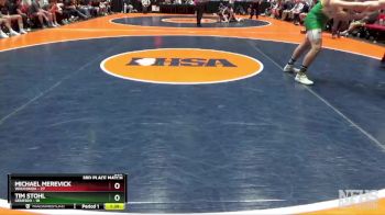 220 lbs Finals (8 Team) - Michael Merevick, Wauconda vs Tim Stohl, Geneseo