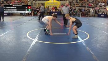 128 lbs Cons. Round 3 - Tyler German, Salem vs Dominick Jezek, Salem