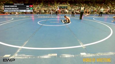96 lbs Round Of 32 - Ethan VanDyke, Michigan Premier Wrestling Club vs Jackson Beckley, Team Tulsa Wrestling Club