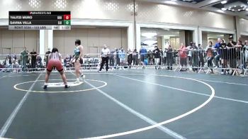 123 lbs Round Of 64 - Yalitzi Muro, DUB Wrestling vs Savina Villa, Elk Grove Wr Ac