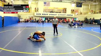 157 lbs Round 1 (6 Team) - Nathan Brown, Murray State vs Colby Ducatt, Northwest College