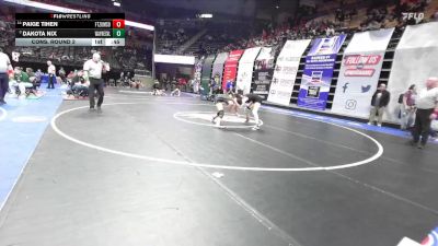 120 Class 2 lbs Cons. Round 2 - Paige Tihen, Ft. Zumwalt South vs Dakota Nix, Waynesville