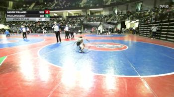 81 lbs Consi Of 8 #2 - Kason Williams, Woodland Wrestling vs Fitz Lancaster, Georgia