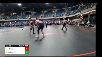 170 lbs Cons. Round 4 - Jimmy Talley, Lincoln-Way West vs Colin Hughey, Trico