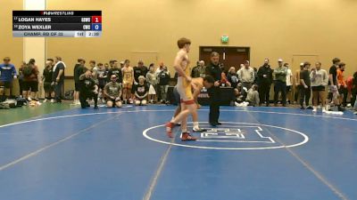 175 lbs Champ. Rd Of 32 - Logan Hayes, Gold Schopp Wrestling Club vs Zoya Wexler, Capital Wrestling Club
