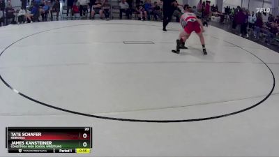 160 lbs Cons. Round 2 - James Kansteiner, Conestoga High School Wrestling vs Tate Schafer, Nebraska