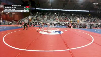 2A-126 lbs 3rd Place Match - Brody Shepard, Shoshoni vs Jackson East, Upton