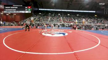 2A-126 lbs 3rd Place Match - Brody Shepard, Shoshoni vs Jackson East, Upton