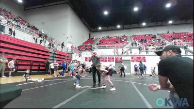 95 lbs Rr Rnd 1 - Ashlynn Clark, Team Nomad vs Ava Davis, Kingfisher YellowJackets