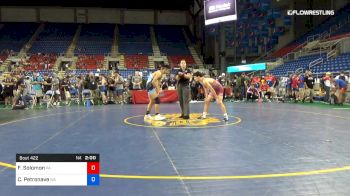 120 lbs Rnd Of 64 - Finn Solomon, Pennsylvania vs Chaves Petronave, Washington