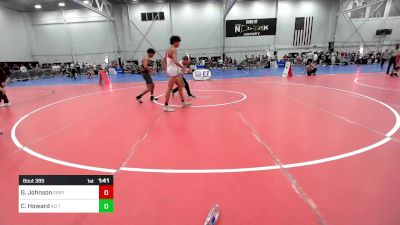 145A lbs Quarterfinal - George Johnson, Empire Wrestling Academy vs Camryn Howard, Kd Training Center