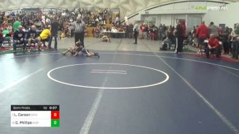 55 lbs Semifinal - Lucas Carson, (West Allegheny) vs Carson Phillips, (Hopewell)