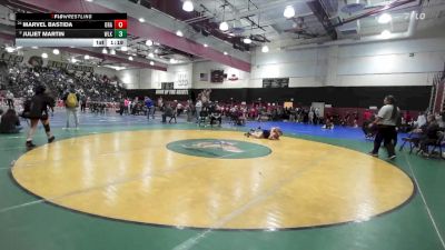 120 lbs Champ. Round 1 - Juliet Martin, Westlake vs Marvel Bastida, Orange