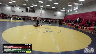 140 lbs Cons. Round 1 - Christian Adanandus, Heritage High School vs Noah Jones, Clayton Valley Charter High School