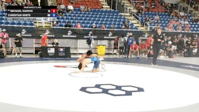 126 lbs Champ. Rd Of 128 - Michael Santos, Virginia vs Christian Wirts, Maryland