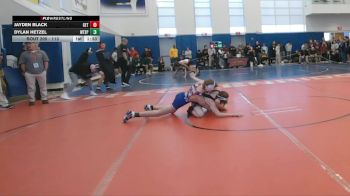 113 lbs Champ. Round 1 - Dylan Hetzel, Washington Township vs Jayden Black, Gettysburg