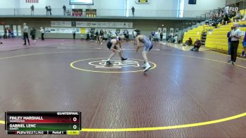 120 lbs Quarterfinal - Gabriel Lenc, Sunset vs Finley Marshall, Warrenton